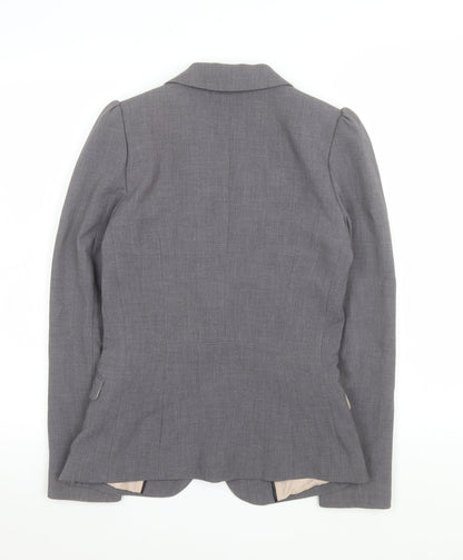 Womens UK Size 8 H&M Regular Grey Suit Jacket