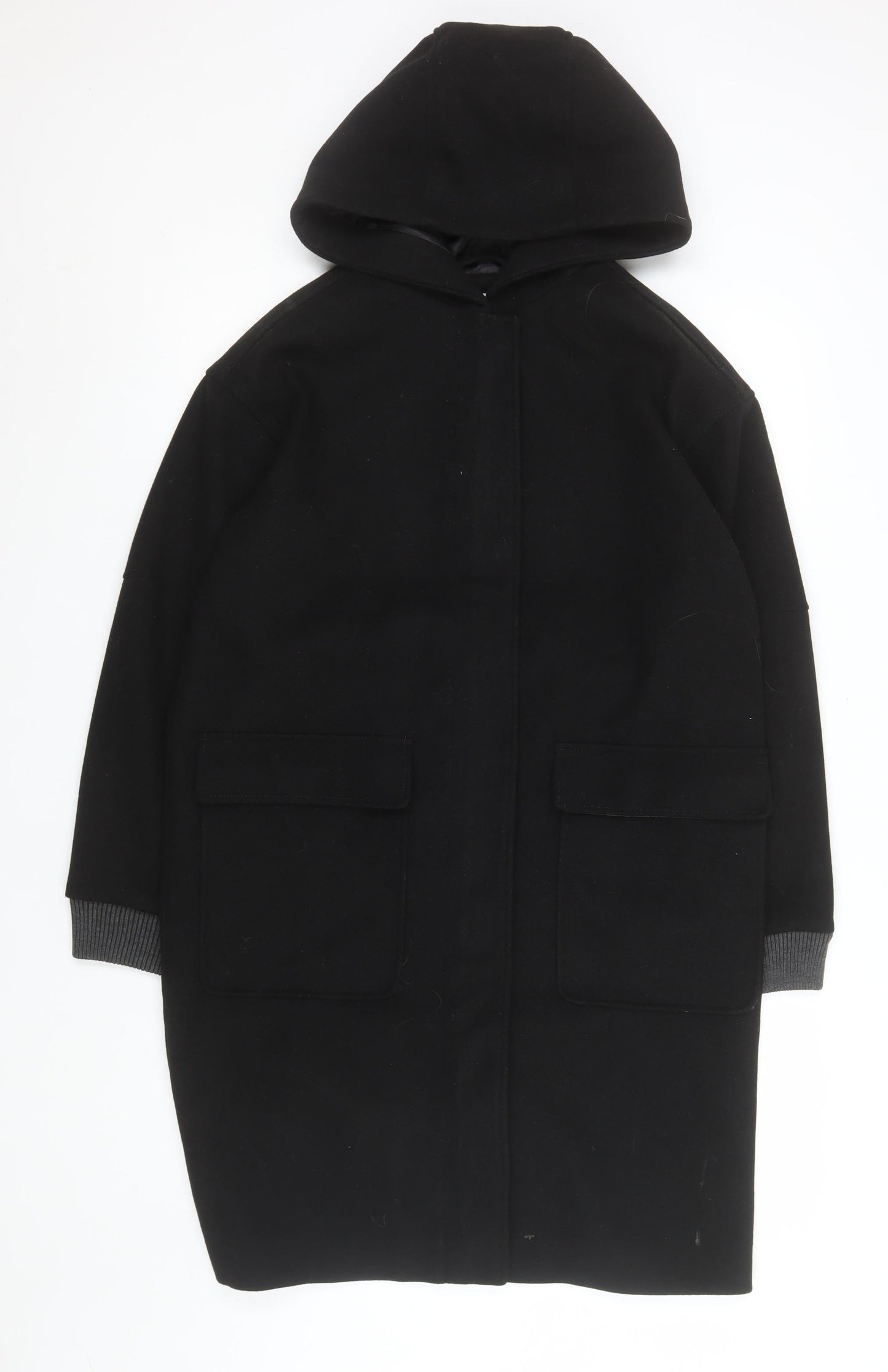 Unisex Adults UK Size 34 Topshop Black Overcoat