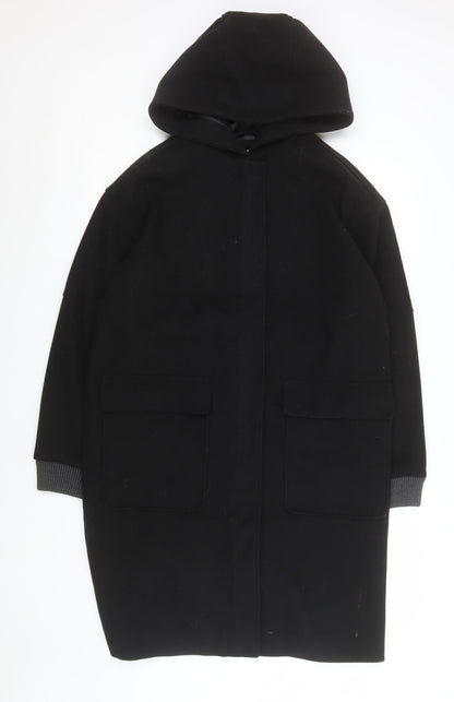 Unisex Adults UK Size 34 Topshop Black Overcoat