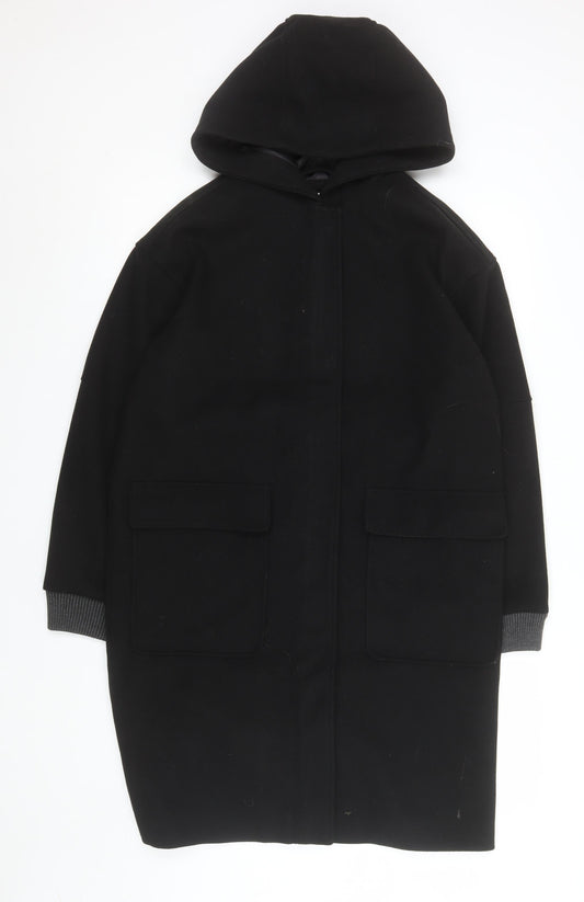 Unisex Adults UK Size 34 Topshop Black Overcoat