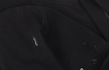 Unisex Adults UK Size 34 Topshop Black Overcoat