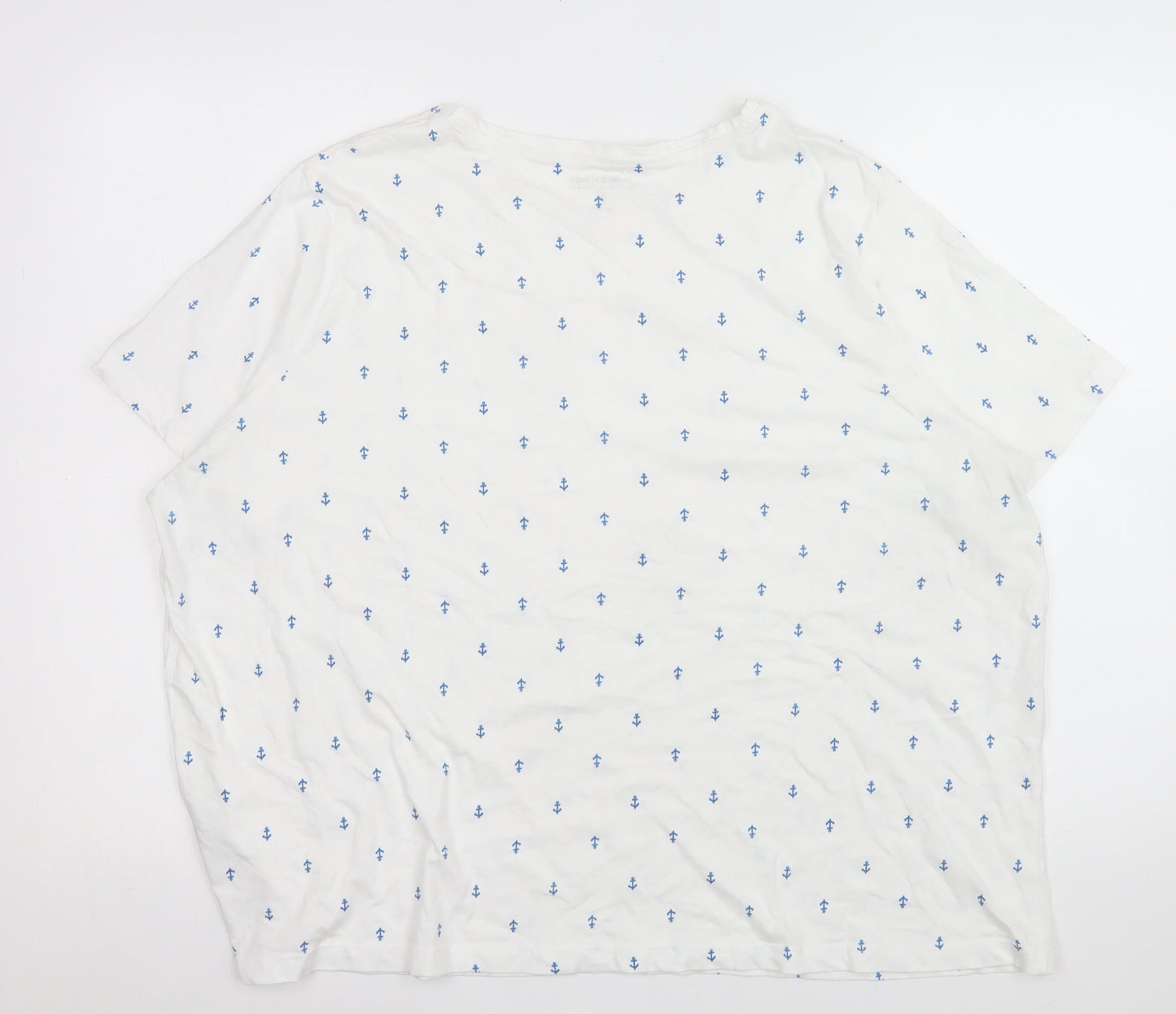 Womens UK Size 2XL Dunnes Stores White Basic T-Shirt