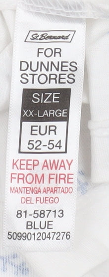 Womens UK Size 2XL Dunnes Stores White Basic T-Shirt