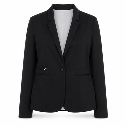 Womens UK Size 10 Debenhams Petites Black Blazer