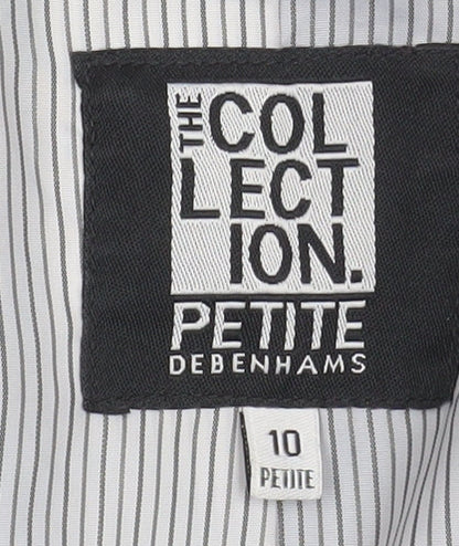 Womens UK Size 10 Debenhams Petites Black Blazer