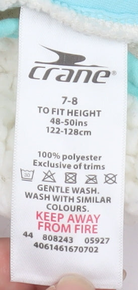 Girls UK Size 7-8 Years Crane Ivory Basic Jacket