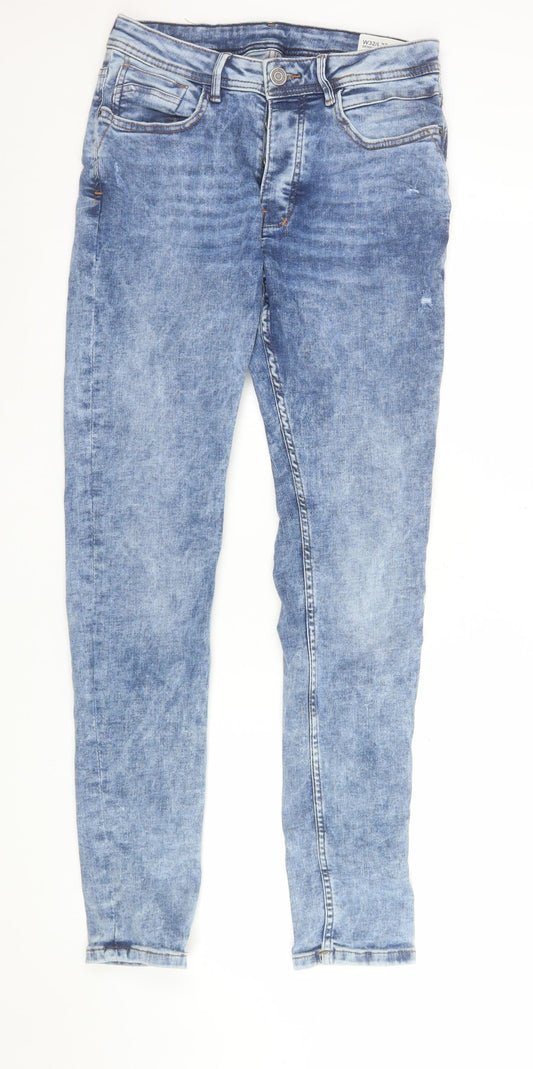 Mens UK Size M Denim Co Slim Fit Skinny Blue Jeans