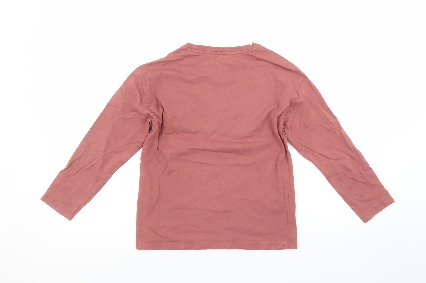 Boys UK Size 8 Years Zara Pink Basic T-Shirt