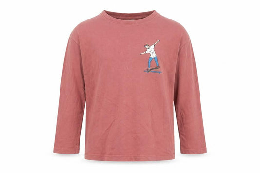 Boys UK Size 8 Years Zara Brown Basic T-Shirt