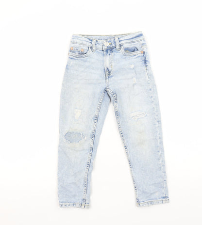 Girls UK Size 6 Years Zara Regular Fit Boyfriend Jeans