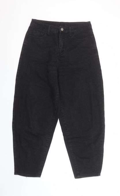 Womens UK Size 10 VILA Relaxed Fit Mom Black Jeans