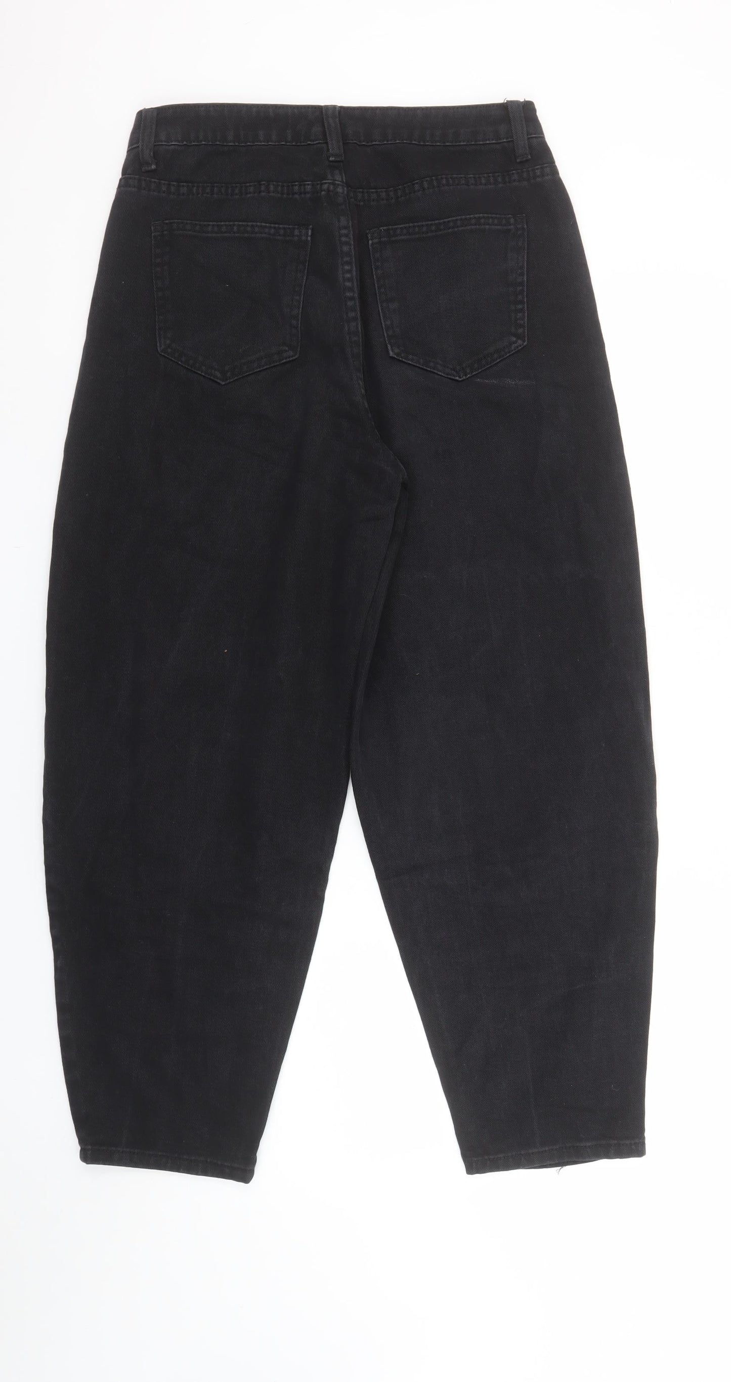 Womens UK Size 10 VILA Relaxed Fit Mom Black Jeans