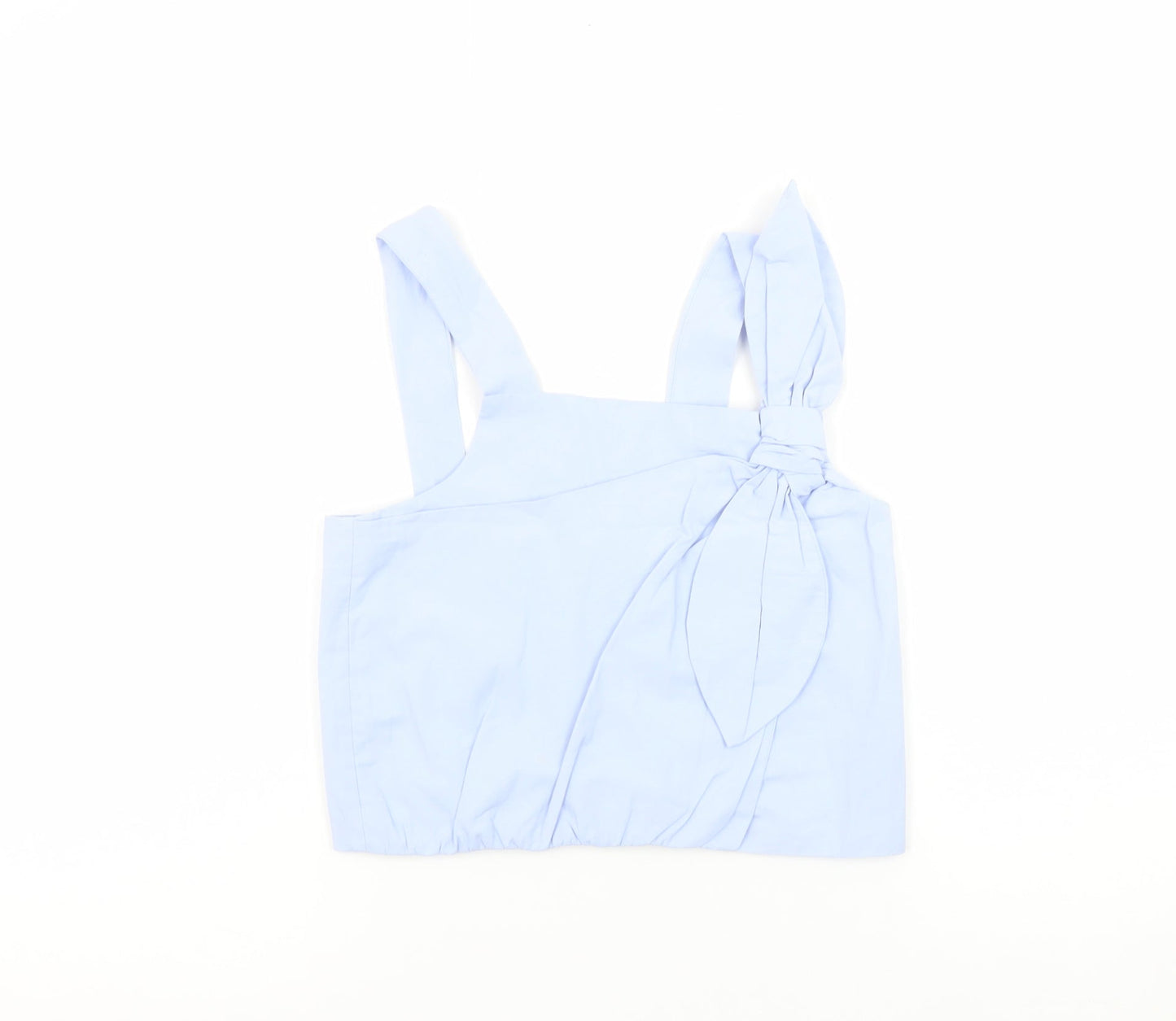 Girls UK Size 13-14 Years Zara Blue Cropped Tank
