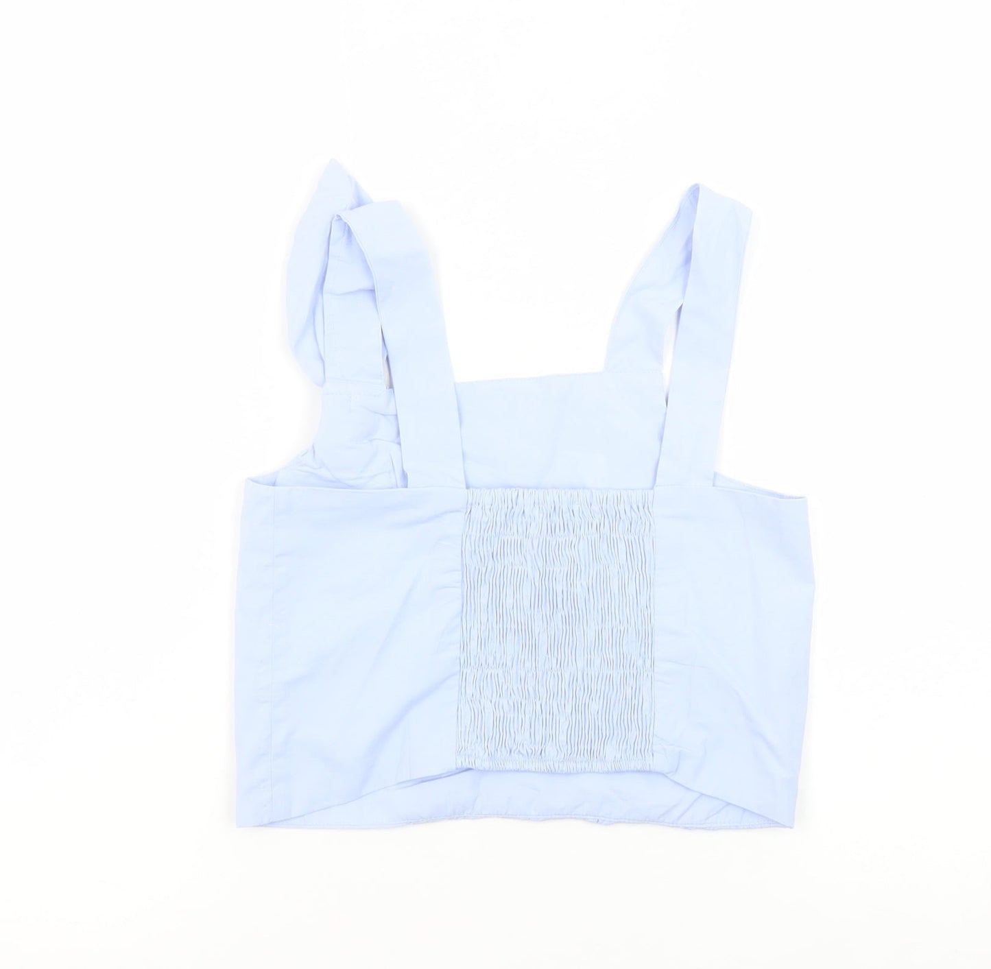 Girls UK Size 13-14 Years Zara Blue Cropped Tank
