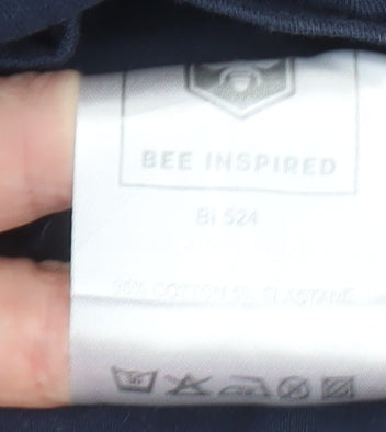 Mens UK Size M Bee Inspired Blue  T-Shirt