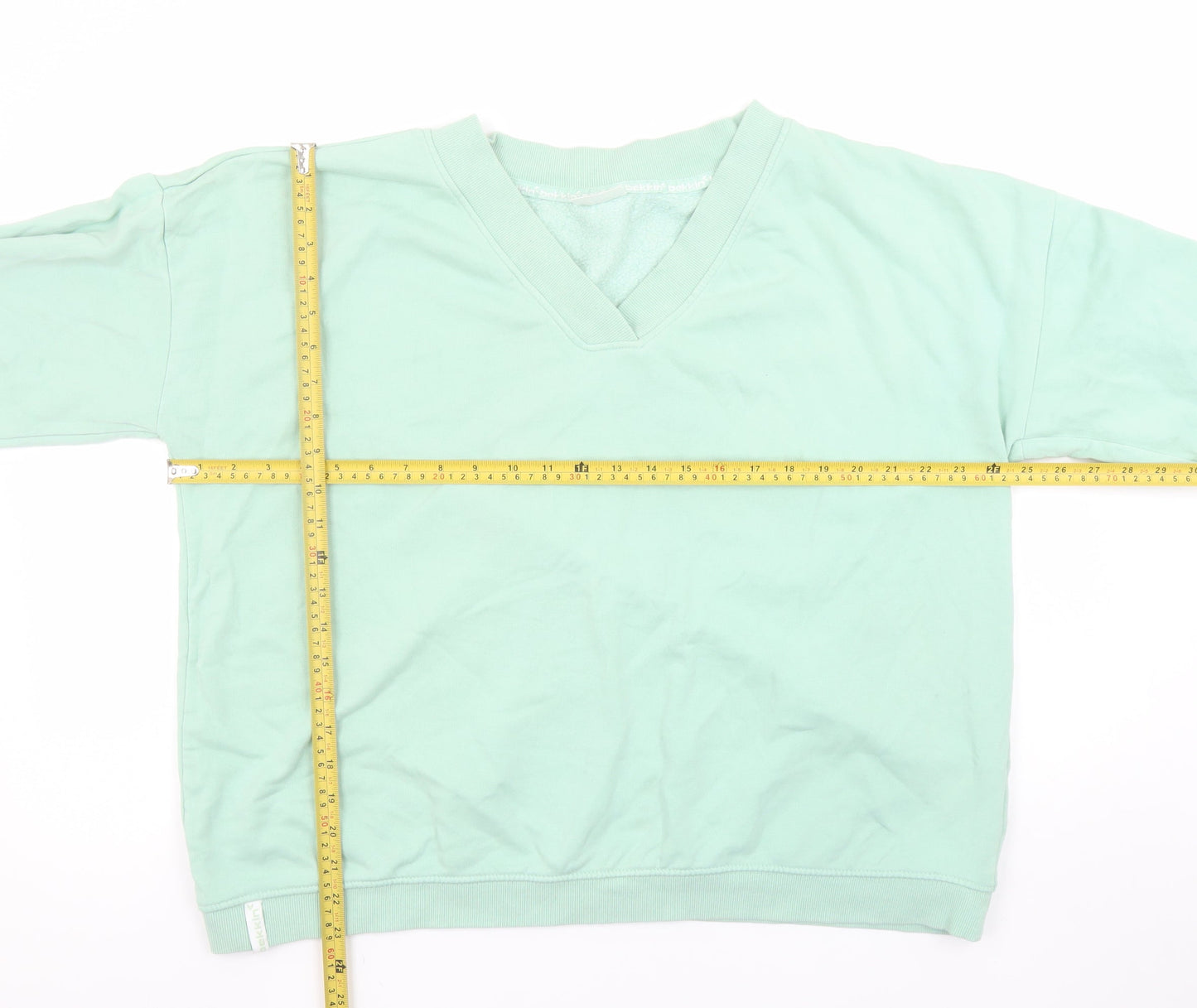 Womens UK Size 2XL bekkin Green Pullover Sweatshirt