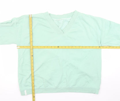 Womens UK Size 2XL bekkin Green Pullover Sweatshirt