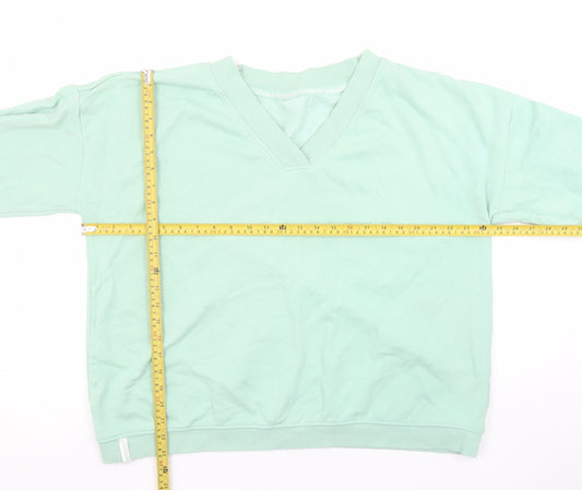 Womens UK Size 2XL bekkin Green Pullover Sweatshirt
