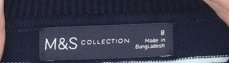 Womens UK Size 8 Marks and Spencer Blue Pullover Jumper