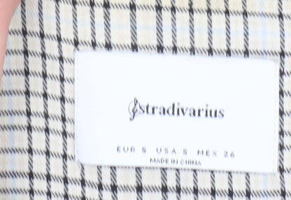 Womens UK Size 10 Stradivarius Regular Beige Blazer