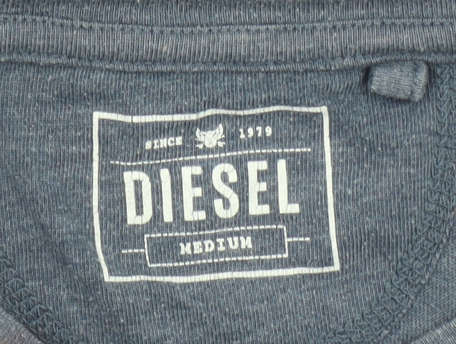 Mens UK Size M Diesel Blue  T-Shirt