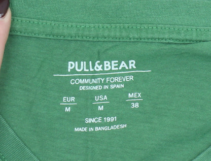 Mens UK Size M Pull & Bear Multicoloured  T-Shirt