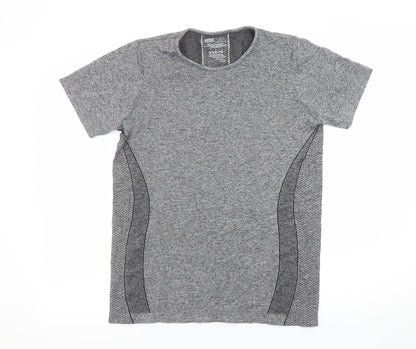Womens UK Size L Dunnes Stores Grey Gym & Training Running & Jogging Yoga T-Shir