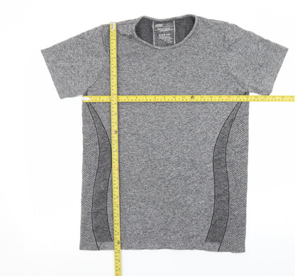 Womens UK Size L Dunnes Stores Grey Gym & Training Running & Jogging Yoga T-Shir