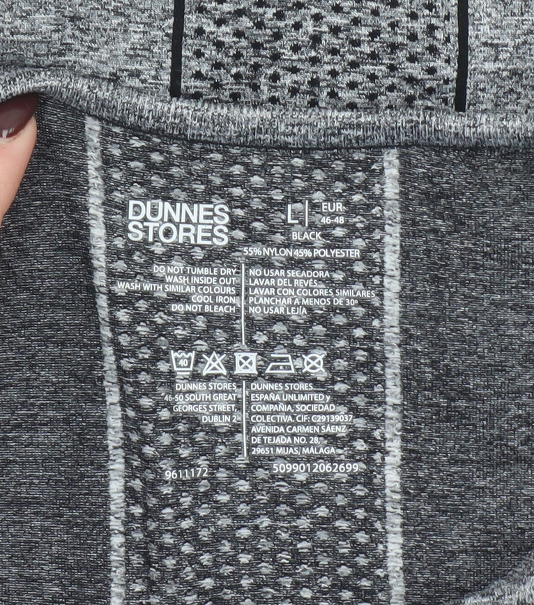 Womens UK Size L Dunnes Stores Grey Gym & Training Running & Jogging Yoga T-Shir