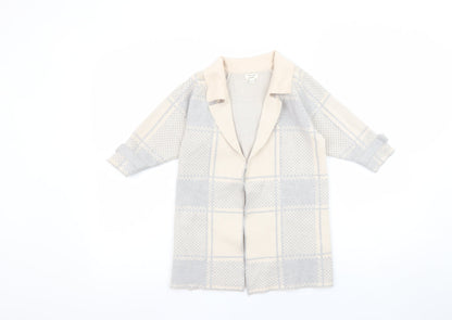 Girls UK Size 3-4 Years River Island Beige Cardigan Jumper