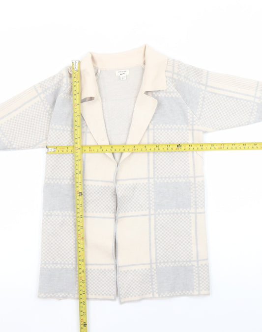 Girls UK Size 3-4 Years River Island Beige Cardigan Jumper