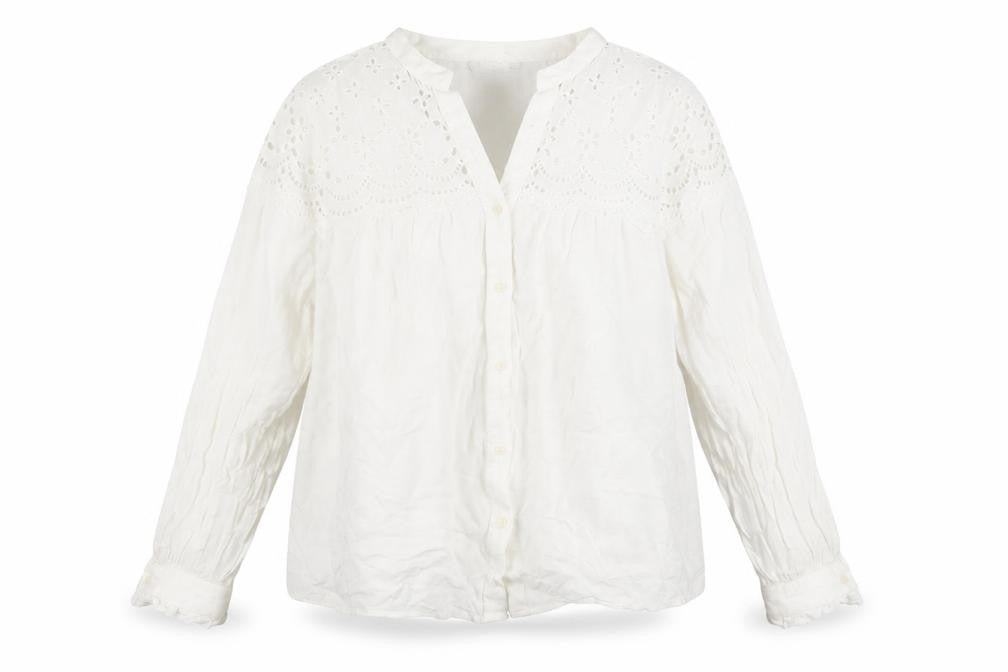 Womens UK Size 20 Gallery White Tunic Blouse