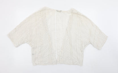Womens UK Size S Massimo Dutti Ivory Kimono Blouse