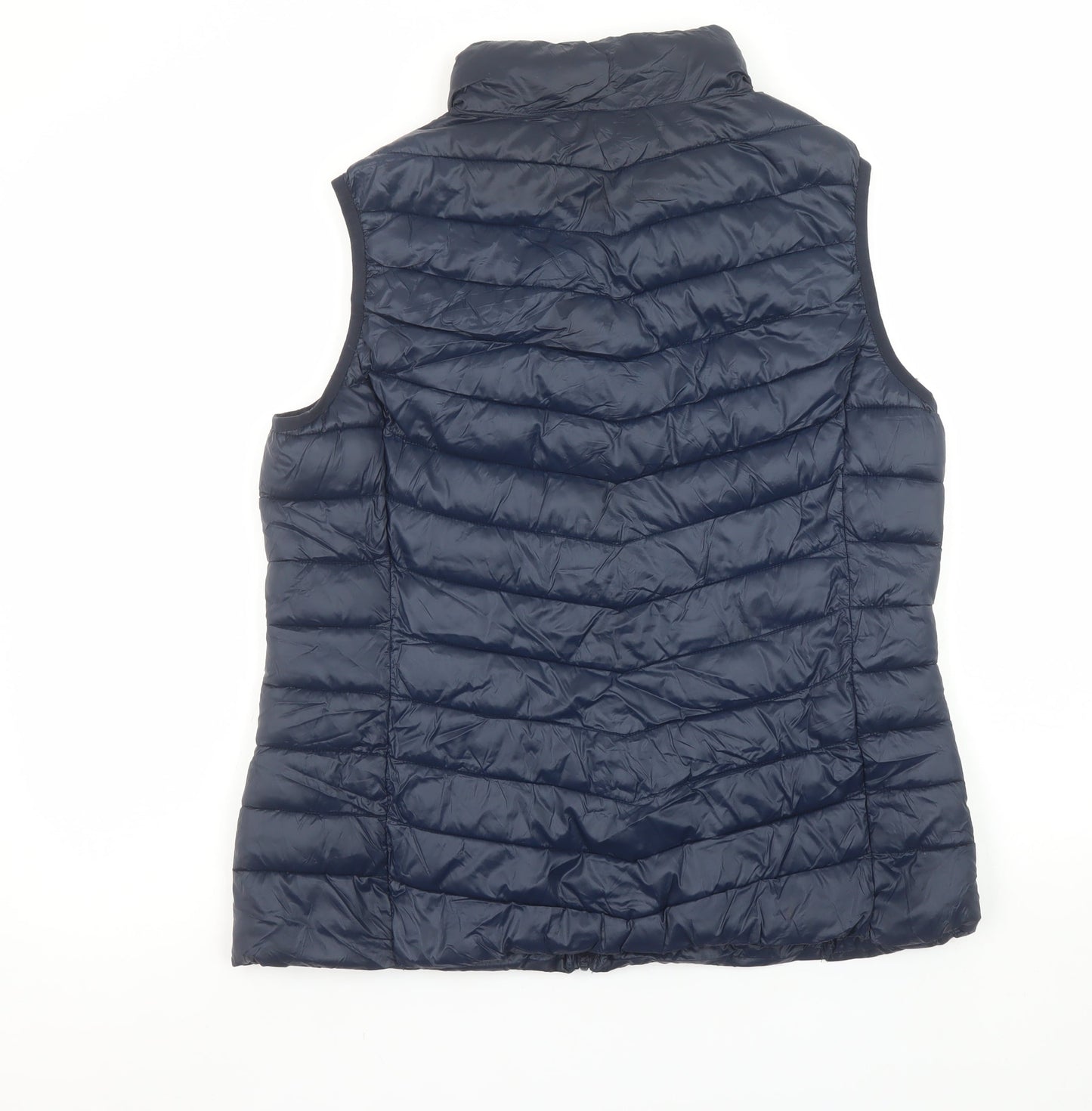 Mens UK Size M St. Bernard Blue Puffer Jacket