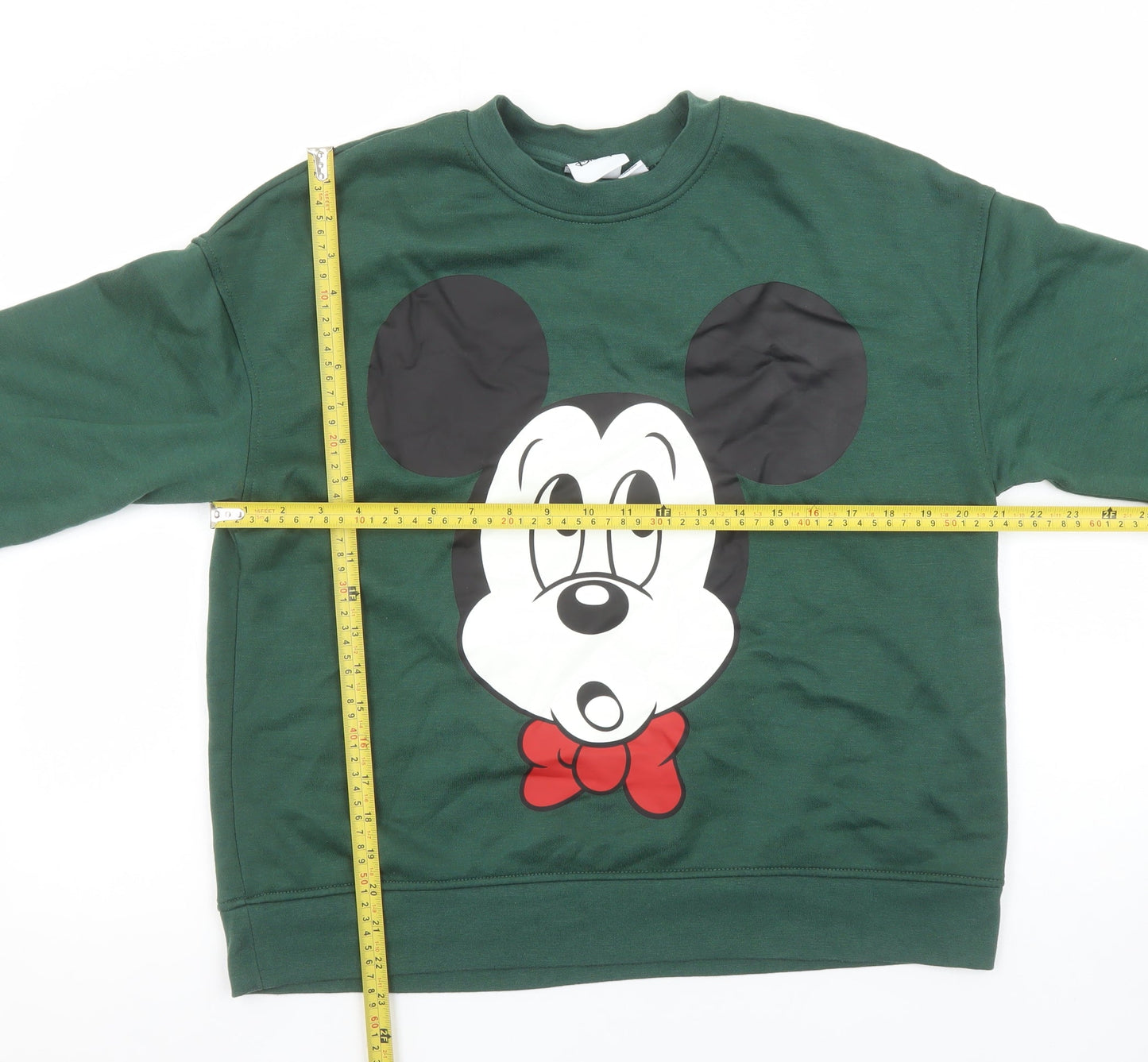 Womens UK Size S Disney Green Pullover Sweatshirt