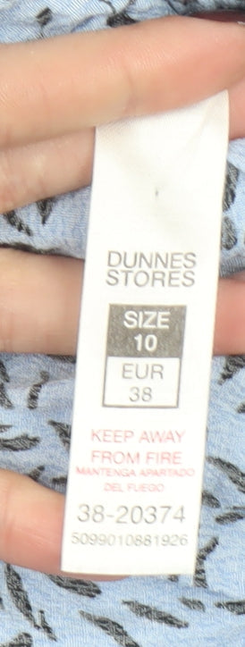 Womens UK Size 10 Dunnes A-Line Dress