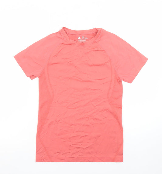Womens UK Size XS Dunnes Stores Pink Running & Jogging Gym & Training Yoga T-Shi