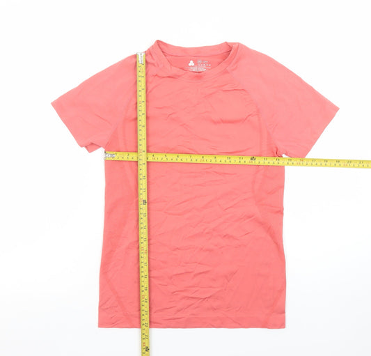 Womens UK Size XS Dunnes Stores Pink Running & Jogging Gym & Training Yoga T-Shi