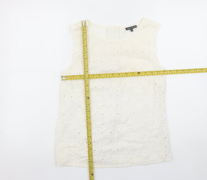 Womens UK Size 8 Warehouse Ivory Camisole Blouse