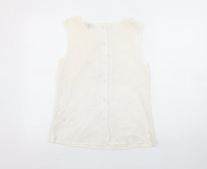 Womens UK Size 8 Warehouse Ivory Camisole Blouse