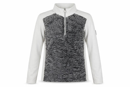 Dare 2b Women's Grey White 1/2 Zip Fleece Pullover UK 8