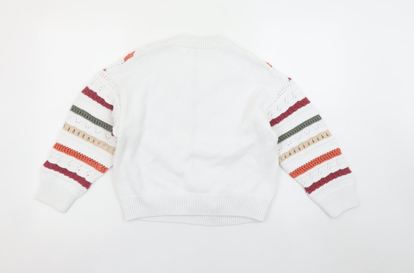 Womens UK Size XS Gallery Multicoloured Pullover Jumper
