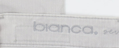 Womens UK Size 10 Bianca Regular Fit Straight Grey Jeans