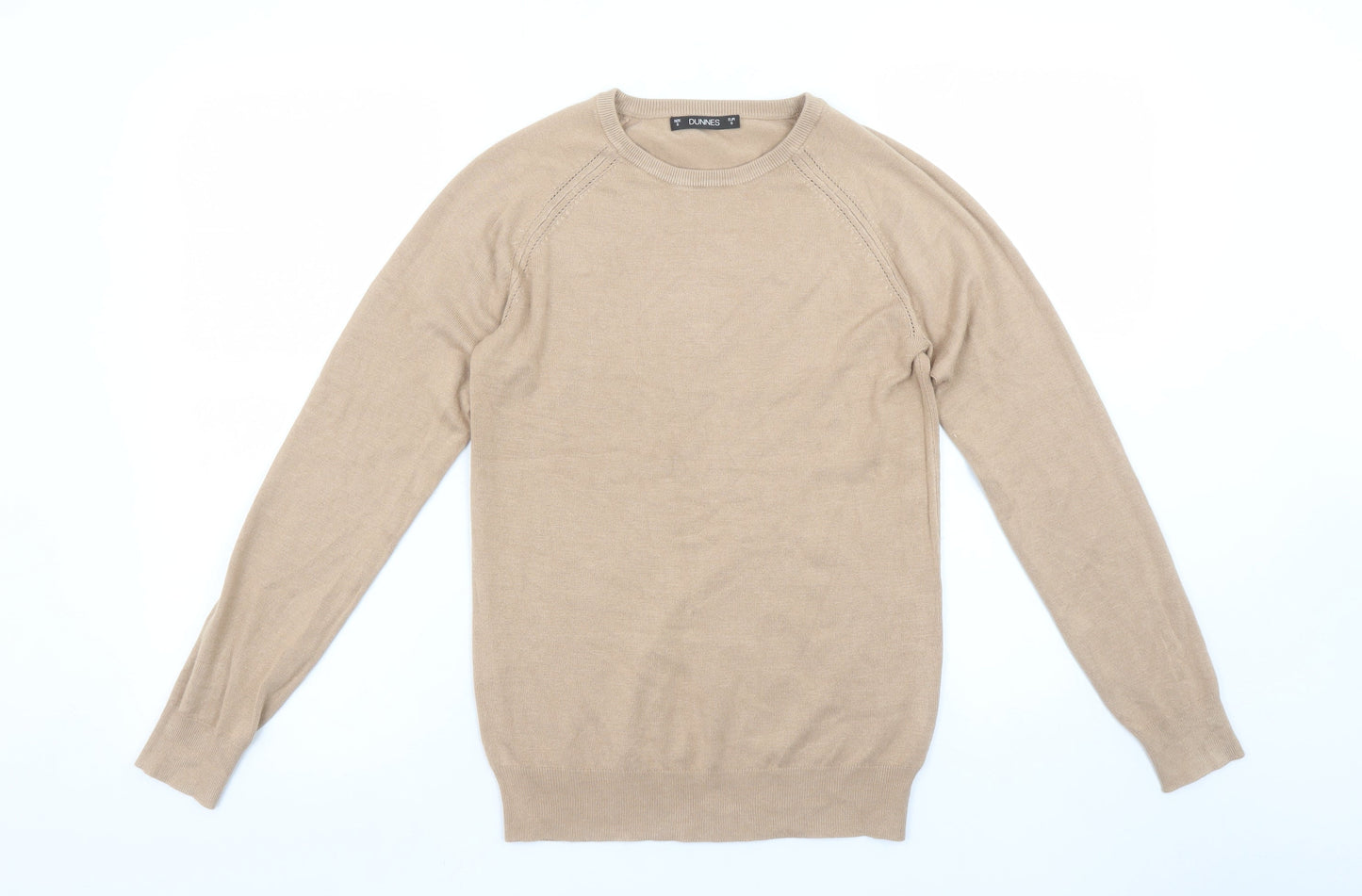 Womens UK Size S Dunnes Beige Pullover Jumper