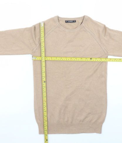 Womens UK Size S Dunnes Beige Pullover Jumper