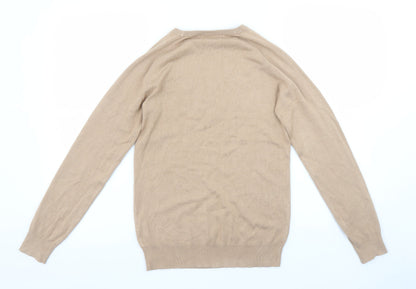 Womens UK Size S Dunnes Beige Pullover Jumper