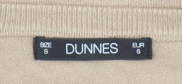 Womens UK Size S Dunnes Beige Pullover Jumper