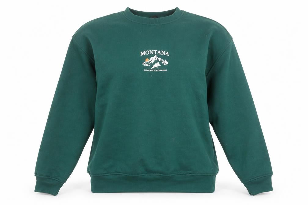 Womens UK Size M Dunnes Green Pullover Sweatshirt