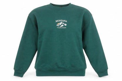 Womens UK Size M Dunnes Green Pullover Sweatshirt