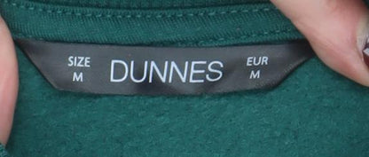 Womens UK Size M Dunnes Green Pullover Sweatshirt